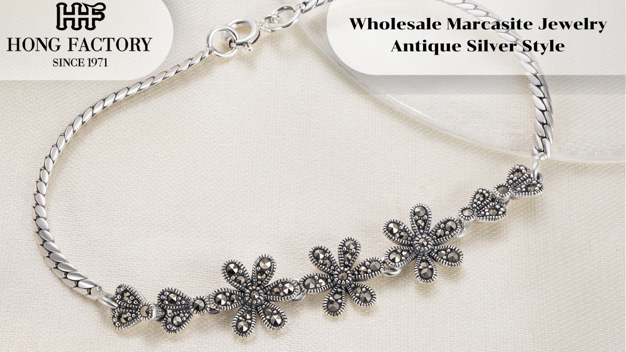 Wholesale Marcasite Jewelry Antique Silver Style